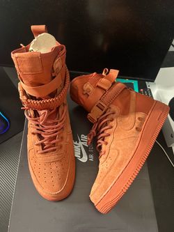 Nike SF Air Force 1 High Dusty Peach Size 9