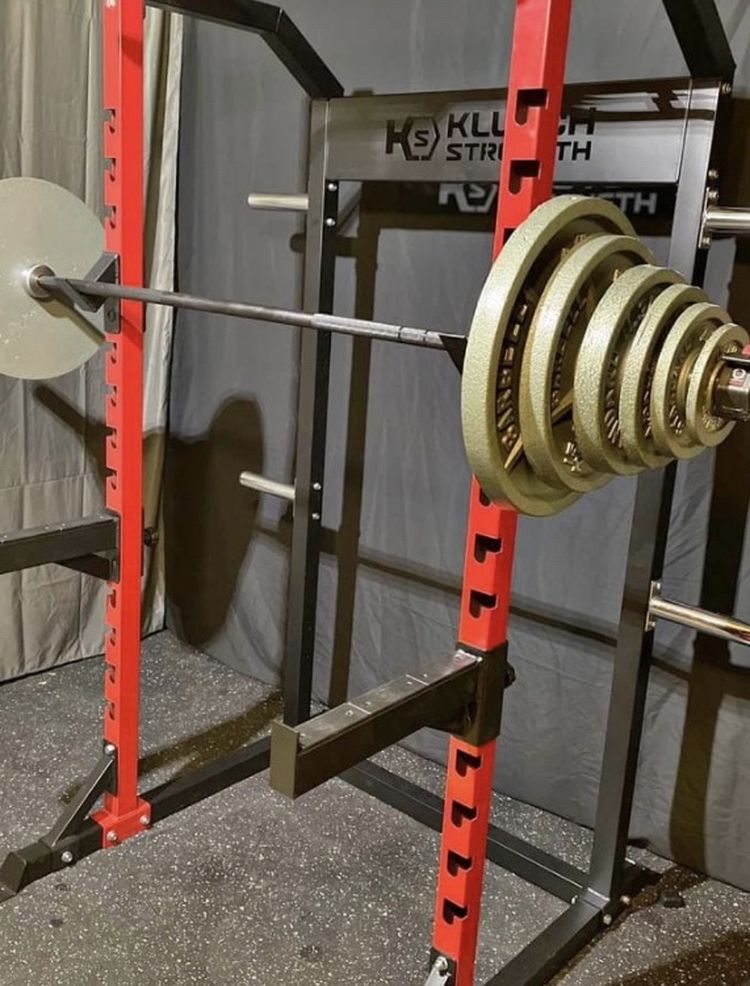 Squat Rack Power Cage Home Gym Bundle Weights