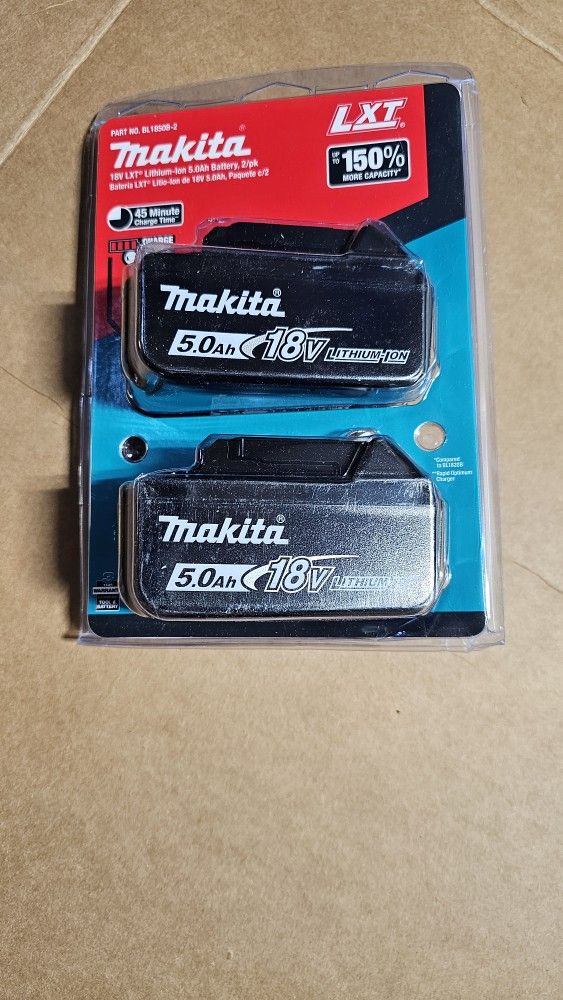 Makita 18 V 5.0 Battery