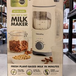 GreenPan Better Blend Soy, Nut & Oat Milk Maker Brand New In Box