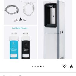 Avalon Freestanding Bottle Filler, Sensor Dispensing, UV Cleaning, Digital Bottle Counter Display 