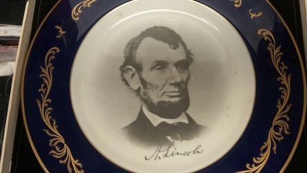 Abraham Lincoln collector china made Usa!