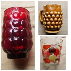 Vintage Tumbler, Mug And Glass, Glassware