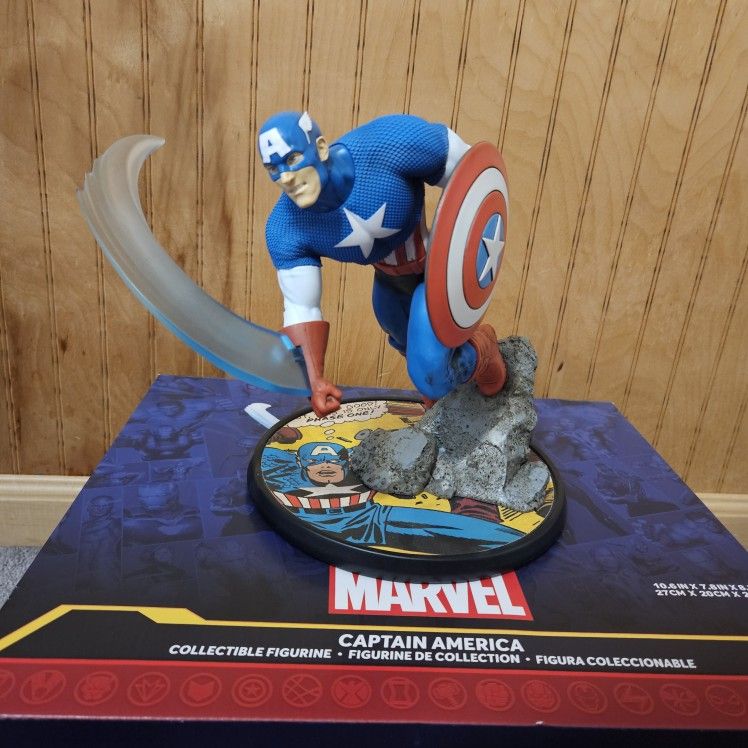Disney Parks Captain America Figure – Marvel Comics New With Box
