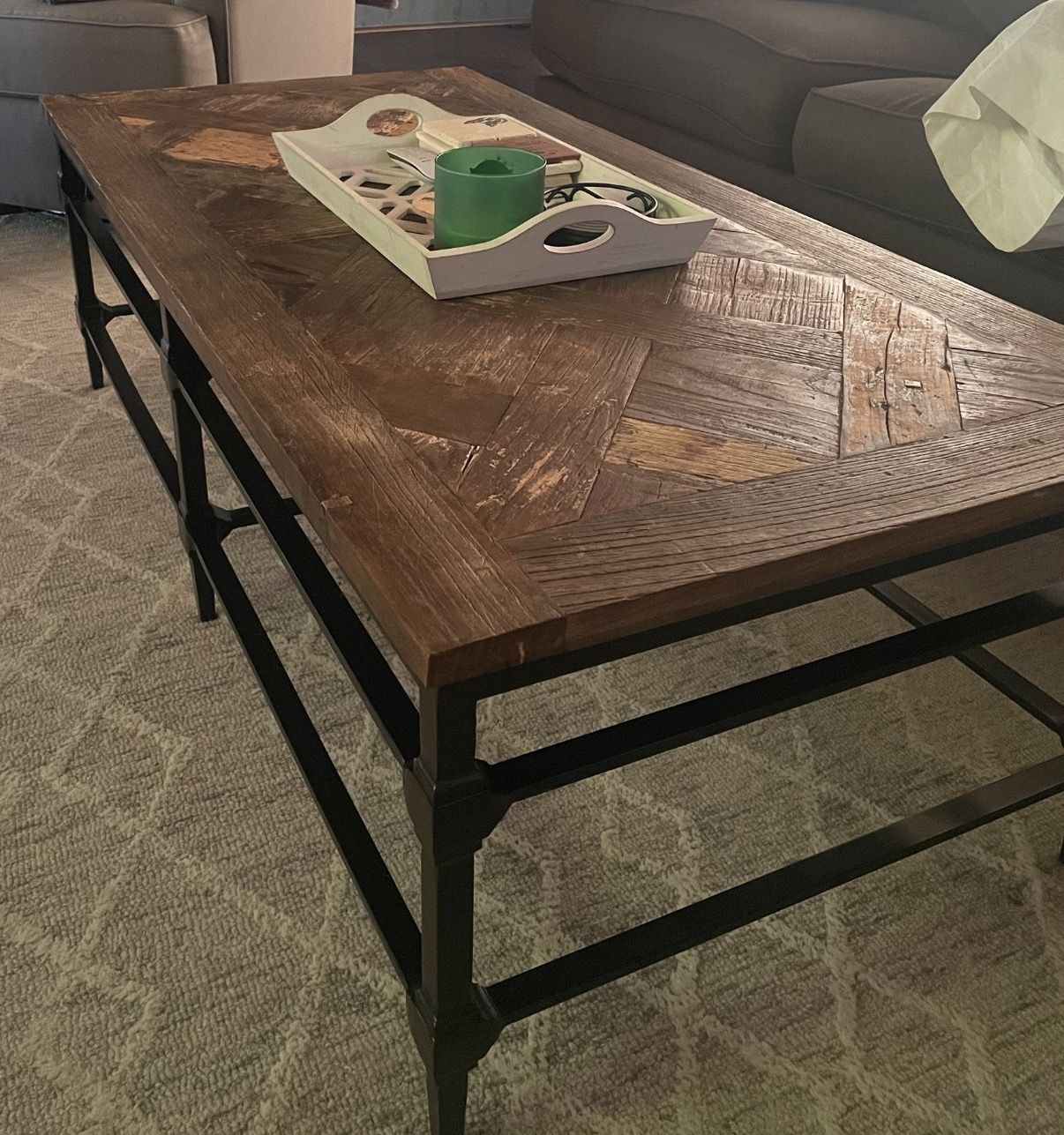 Pottery Barn Set - Coffee Table and Side Table