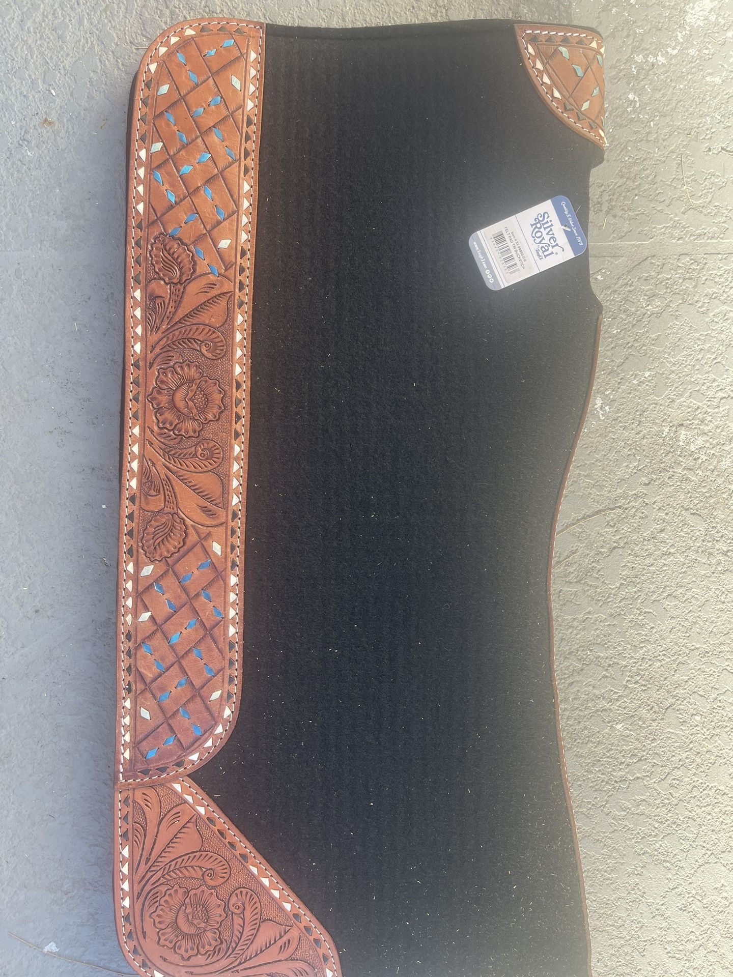 Tough 1 Silver Royal Saddle Pad 