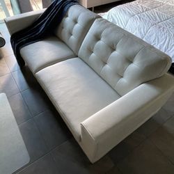 Leather Sofa Like New  Display Model  Originally 2999$ 