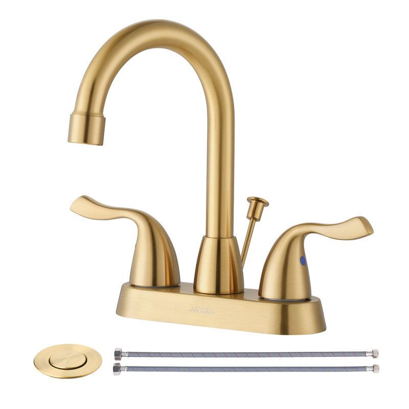 Centerset 2-handle Bathroom Faucet with Drain Assembly : $59.34