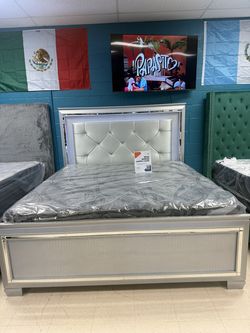 King ged frame floor model including mattress