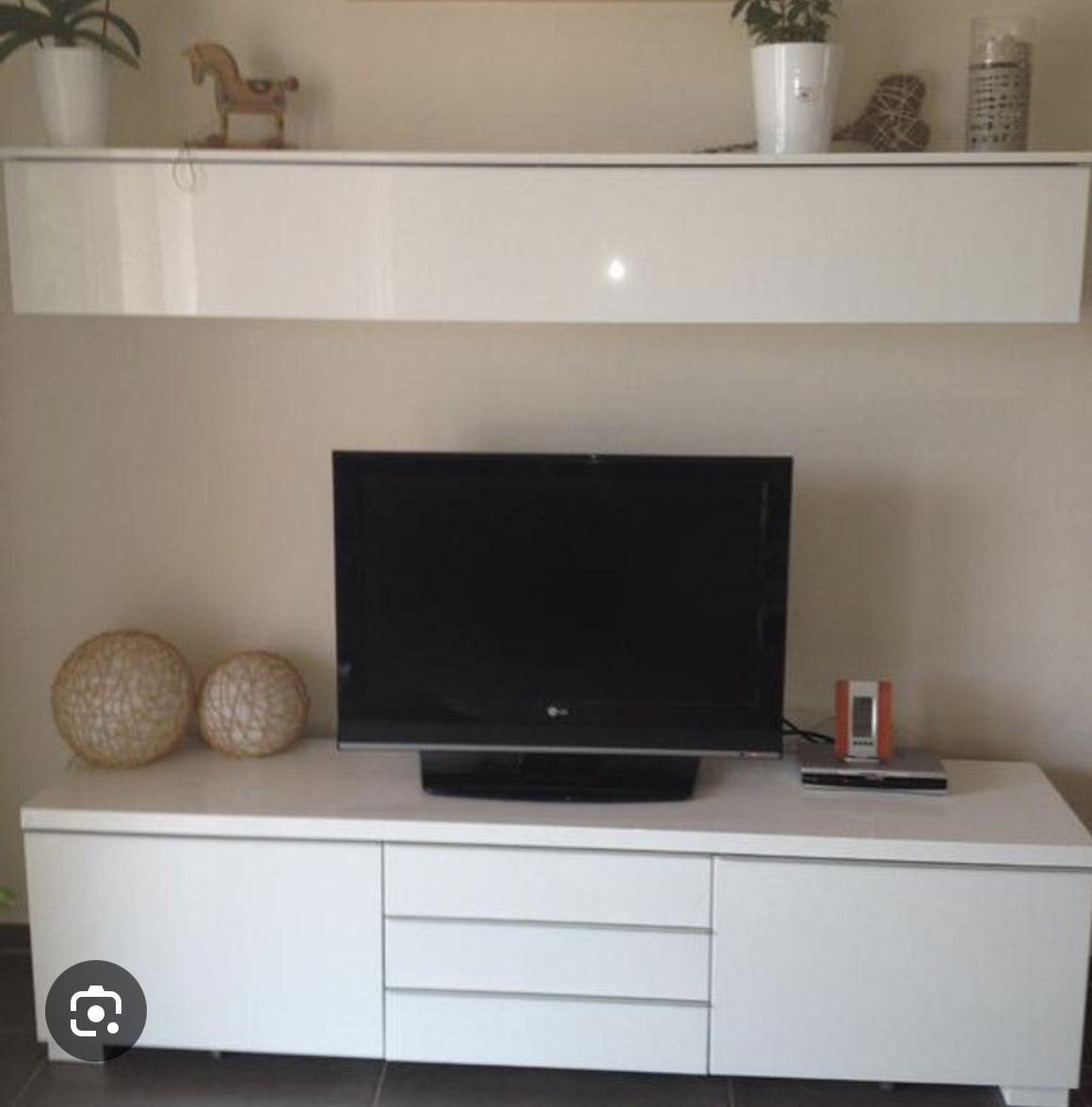 IKEA Besta Burs High Gloss Entertainment Set
