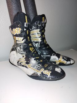 Title Boxing  Muhammad Ali Signature Boxing Shoes Size 9.5 *Some Peeling*