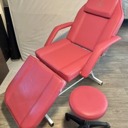 Luxmars Aesthetician Facial Chair/Table/Stool/Knee pillow