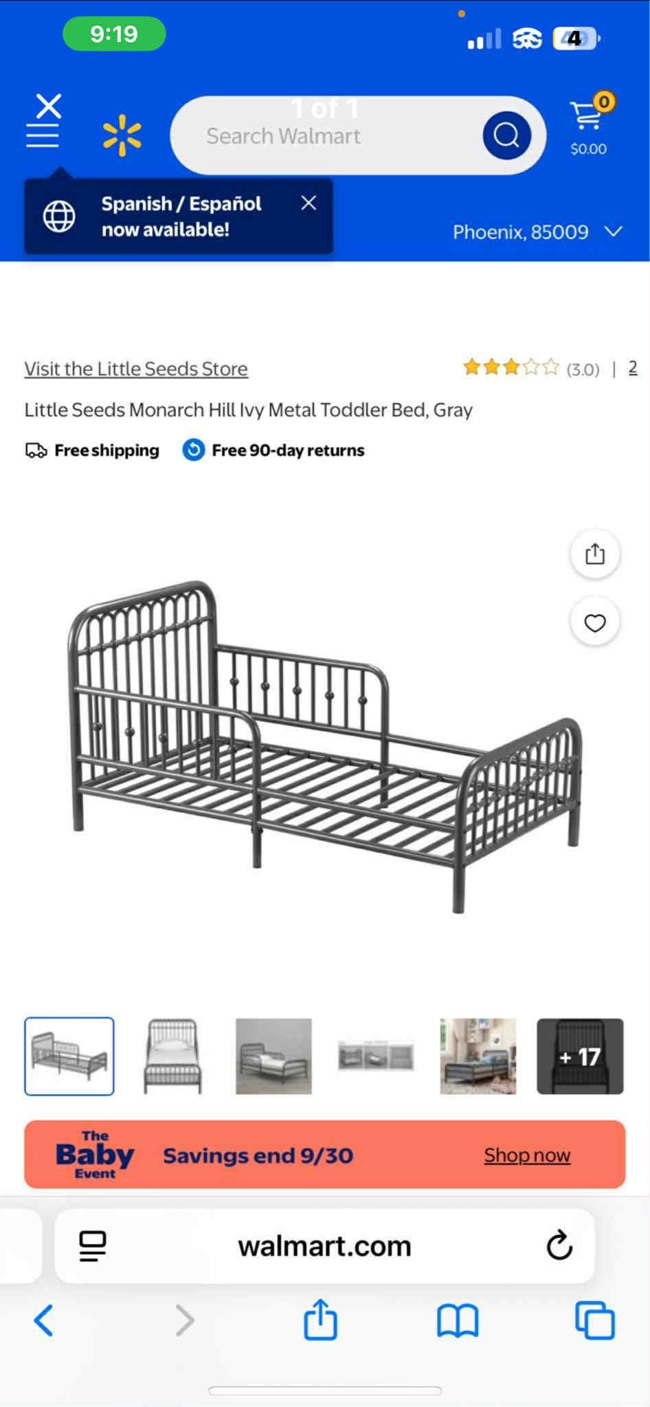 Toddler BedWith Matters