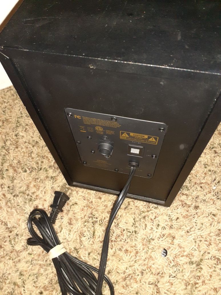 Altec Lansing subwoofer speaker