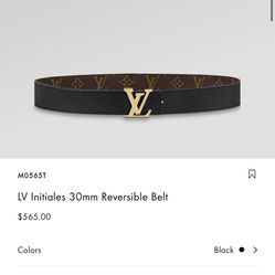 Louis Vuitton Womens Belt 95cm