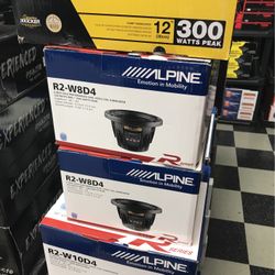 Alpine R2-w8d4 On Sale Today!
