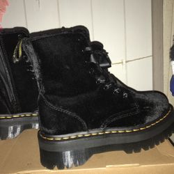  Doc Martens Black Jadon Velvet 7