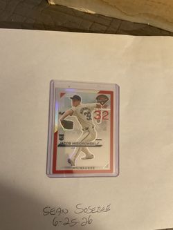 2025 Panini Prospect Edition Jacob Misiorowski Red Prizm RC # out of 199