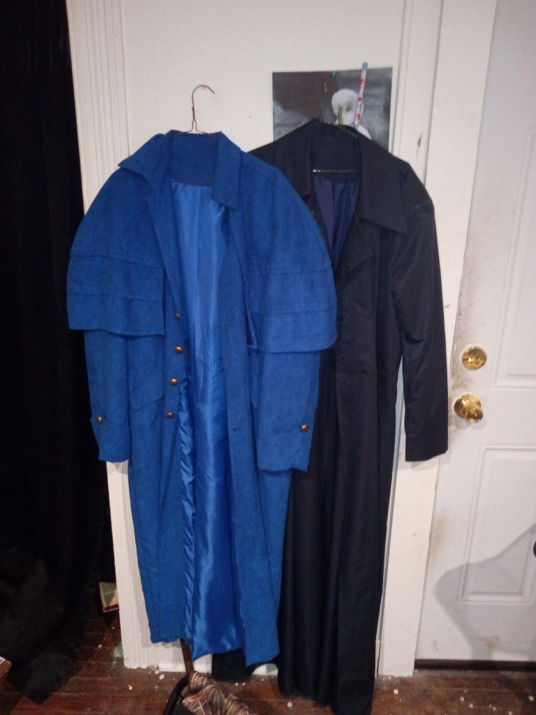 Two Trench Coats For Sale.