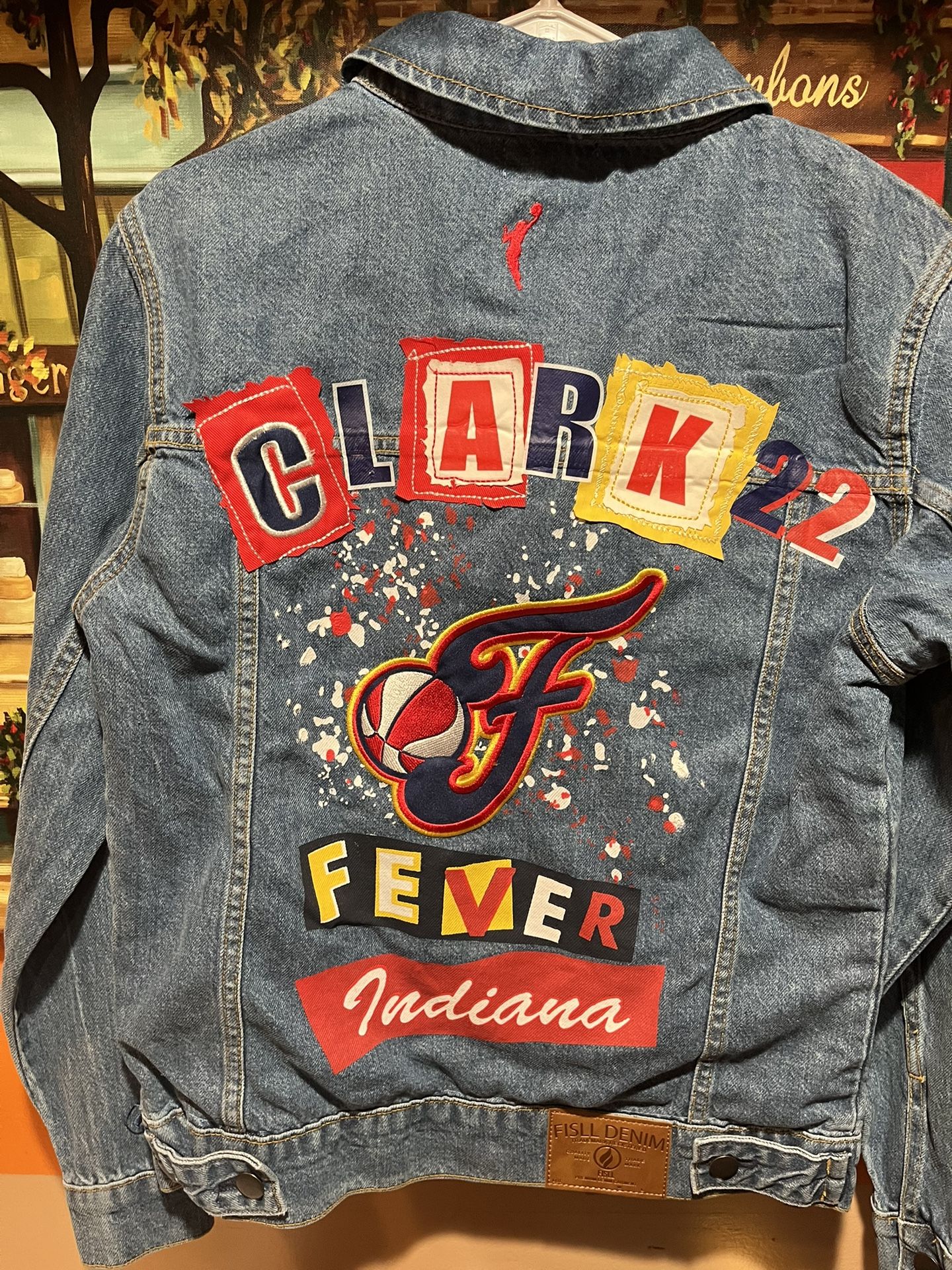 WNBA Caitlyn Clark Jean Jacket