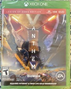 For Sale brand new sealed Anthem Legion of Dawn Edition for Xbox one.