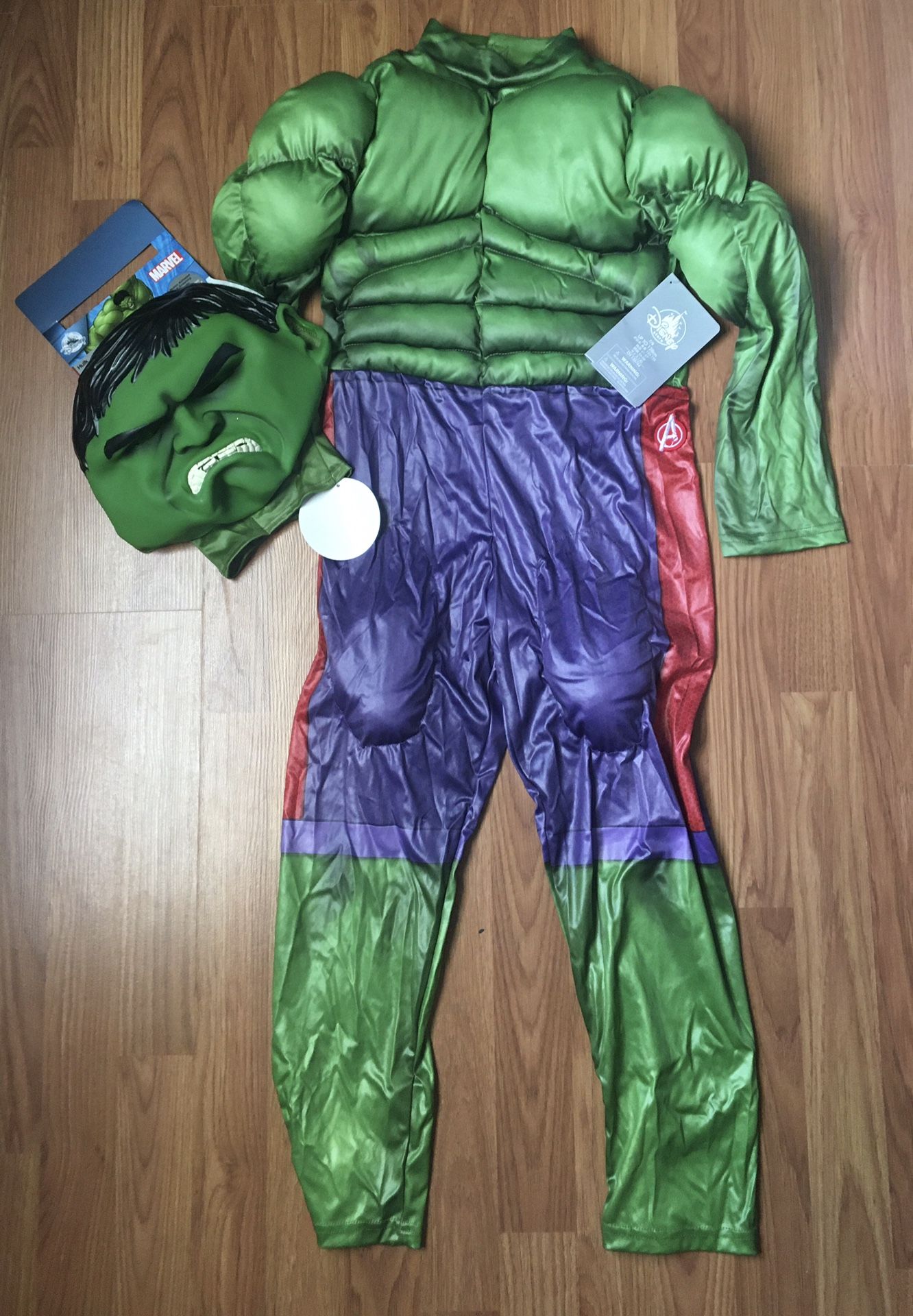 Disney Parks Hulk Costume W/Sounds 7/8