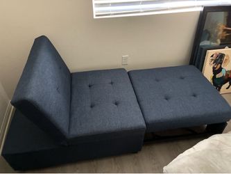 Chair / mini sofa / twin bed. Convertible