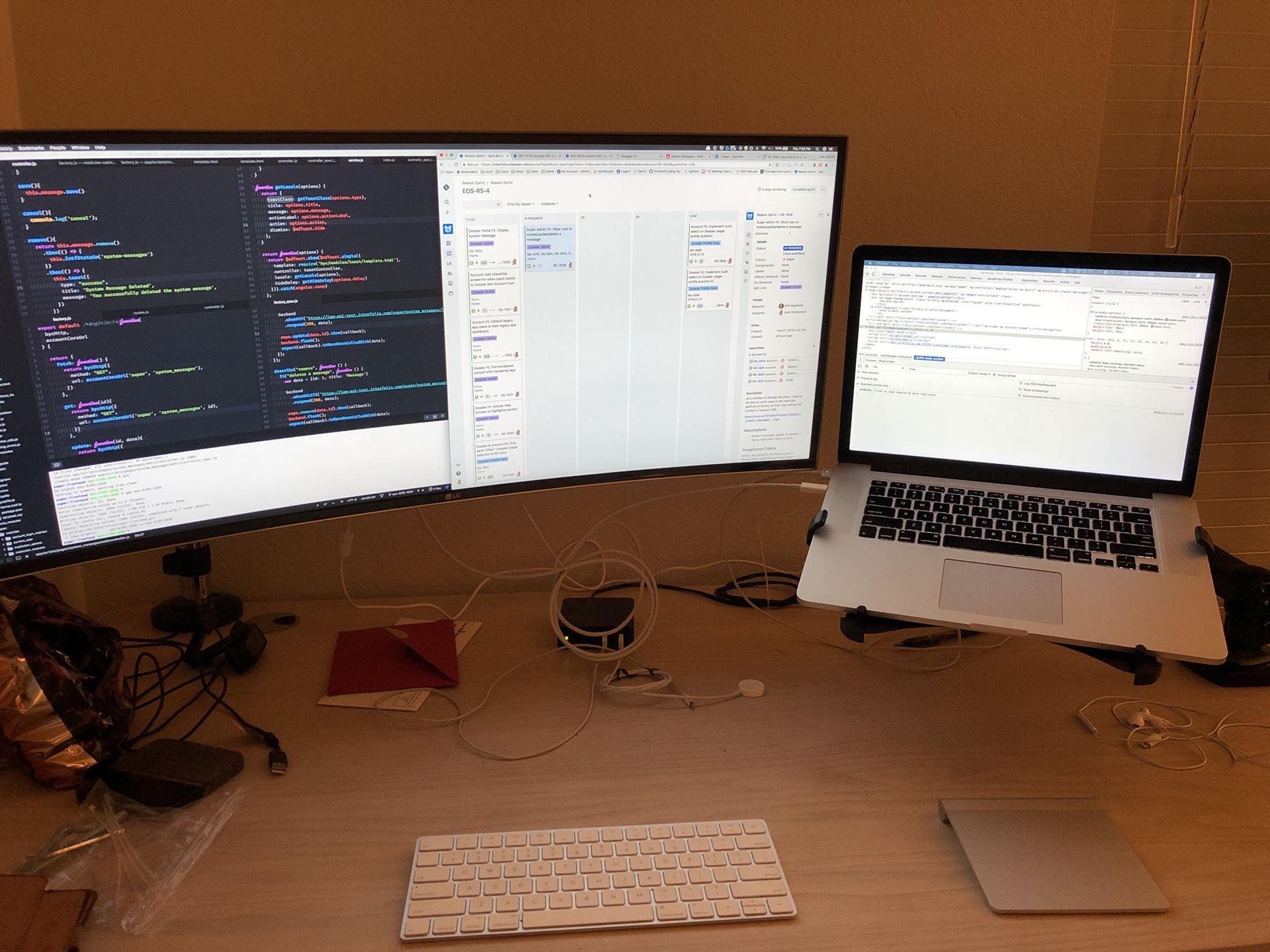 LG UC98 34 inch curved monitor