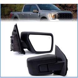 For Ford F150 2021-2024 Door Mirror Textured Black ( passenger side right)