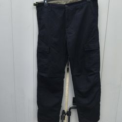 Vintage Carhartt WIP Aviation Pants Cargo Men Size 34x30 Black 
