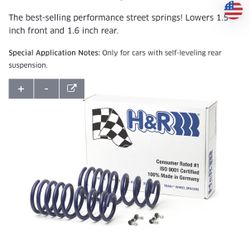 H&R Sport Springs - F15 X5 35d 35i & F16 X6 35i xDrive with air suspension  