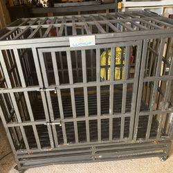 42” LARGE DOG CRATE HEAVY DUTY