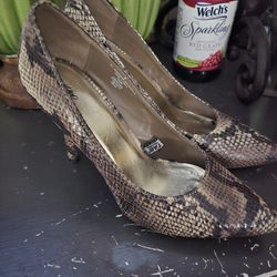 Awesome High Heels MOSSIMO BROWN SKIN PRINT