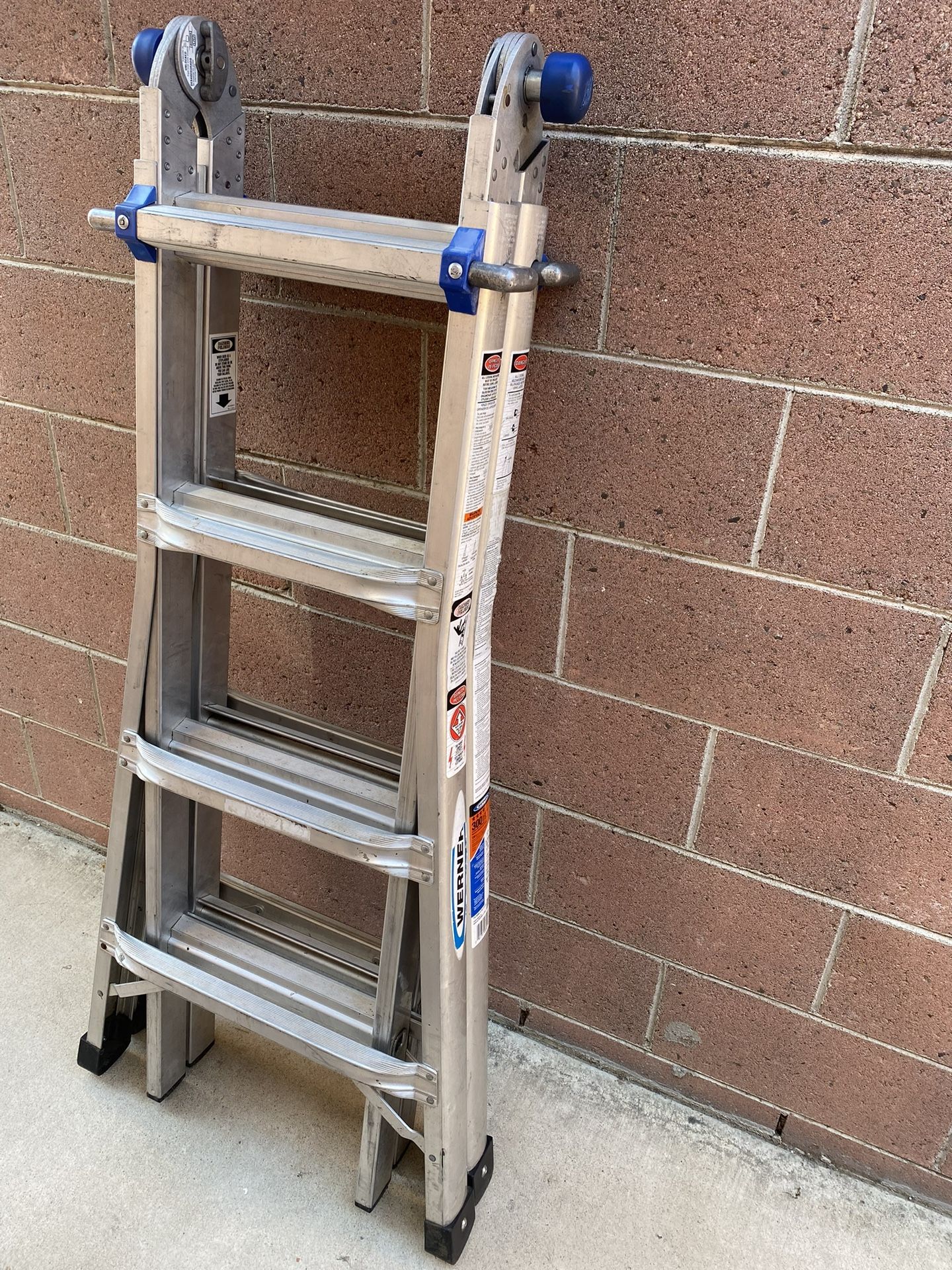 Werner Ladder 🪜 Multi Position Extension Ladder 🪜 17 Ft.