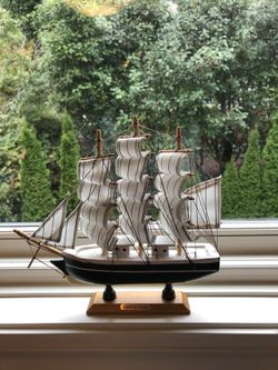 Wooden handcrafted boat