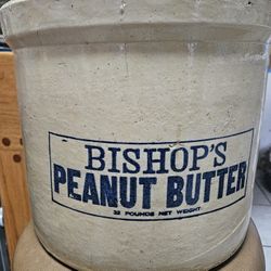 Antique Peanut Butter Stoneware 