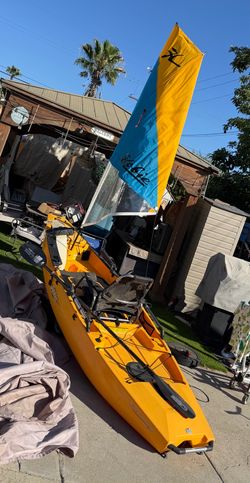 Hobie kayak Mirage Pro Angler 12 with accessories