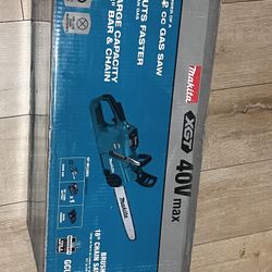 Makita XGT 40V Max 18” Chainsaw Kit – Battery + Charger – NEW