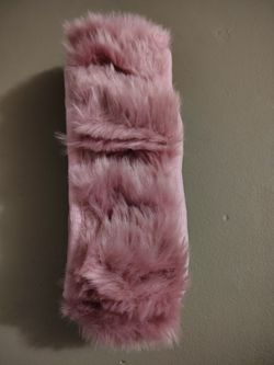 New Beautiful Soft 🩷 Pink Fur Steering Wheel Cover, Padded. See Photos. Cash And Pickup Only