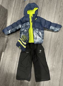 Snow Jacket, Snow Bib And Hat