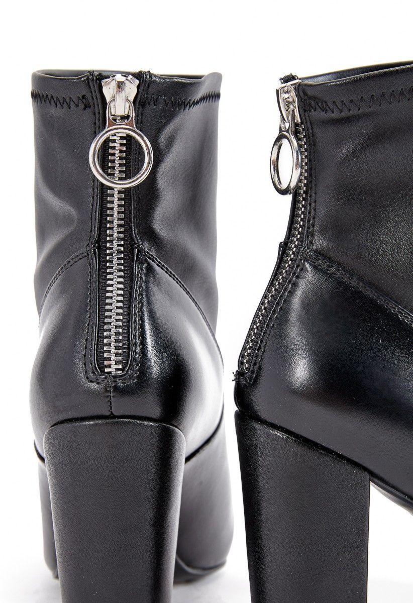 BRAND NEW IN BOX - Black Booties (10)