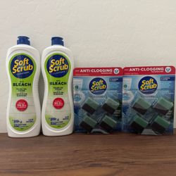 Soft scrub toilet cleaner bundle
