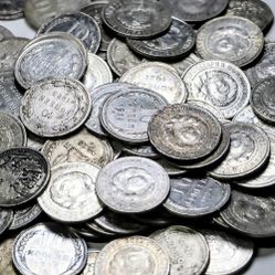 Soviet Union - Russia Empire -10 Kopeks Silver Coins Lot- ASW 2.92