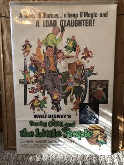 Large Darby O’Gil And The Little People Movie Poster 