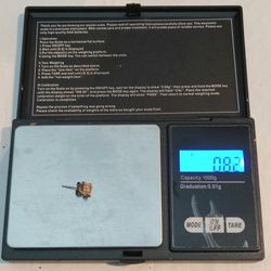 14k White Gold & Diamond Earring (One)