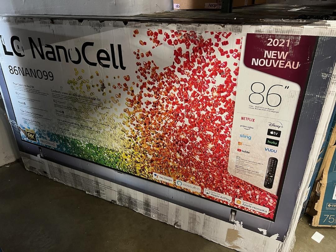 Tv LG 86", Nano99 8k, Black Friday Sale, Excellent