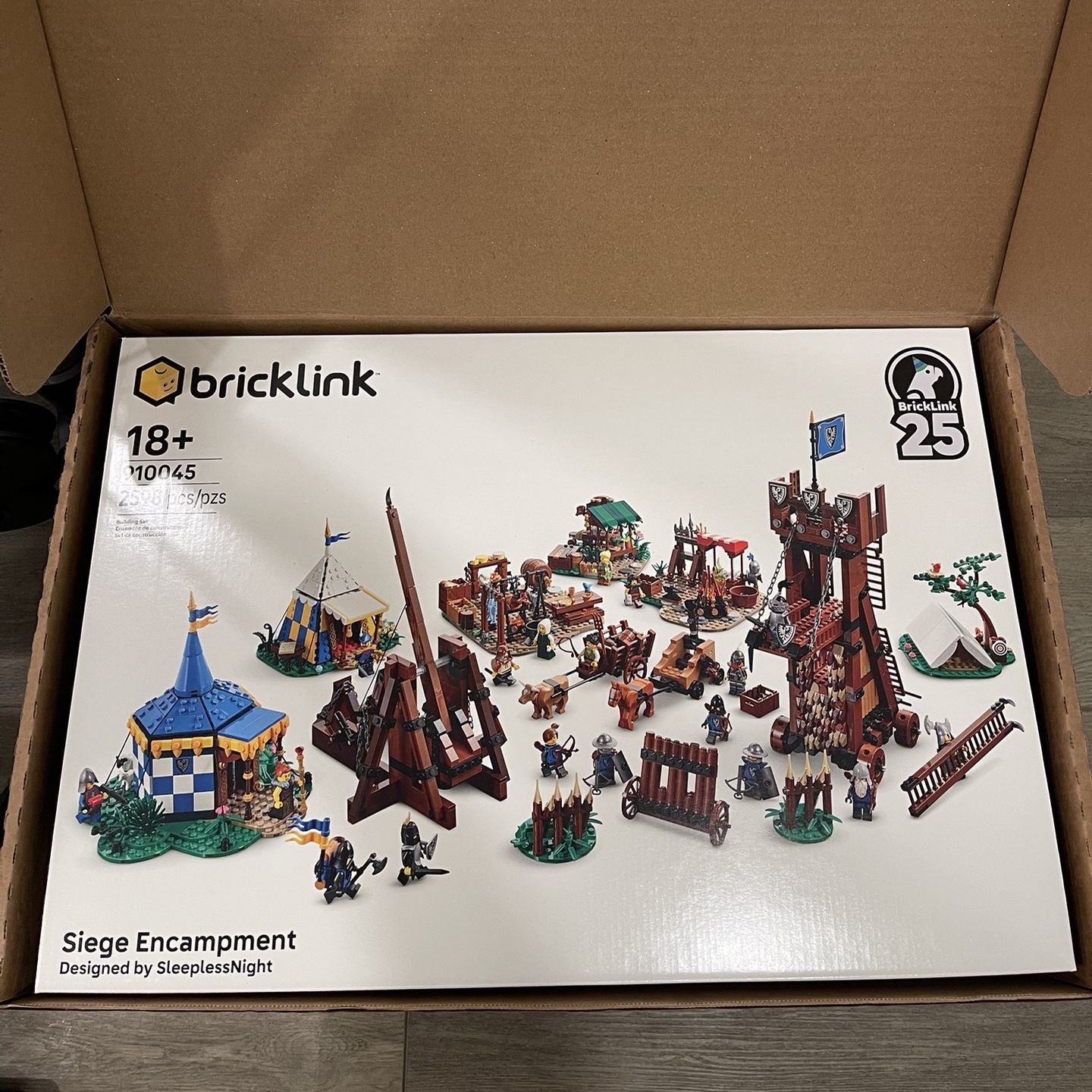 Lego Bricklink Designer Program 910045 Siege Encampment for Sale 