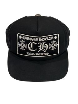 Chrome Hearts Classic Las Vegas  Trucker - Black Authentic