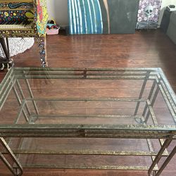 Glass Top Table