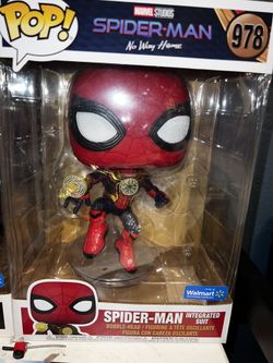 Funko Pop Marvel Spider-Man Intergraded Suit Jumbo Walmart Exclusive